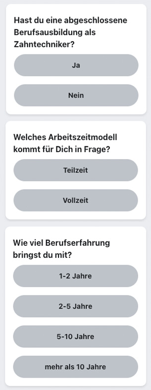 Kriterien Bewerberauswahl in Recruitinganzeigen