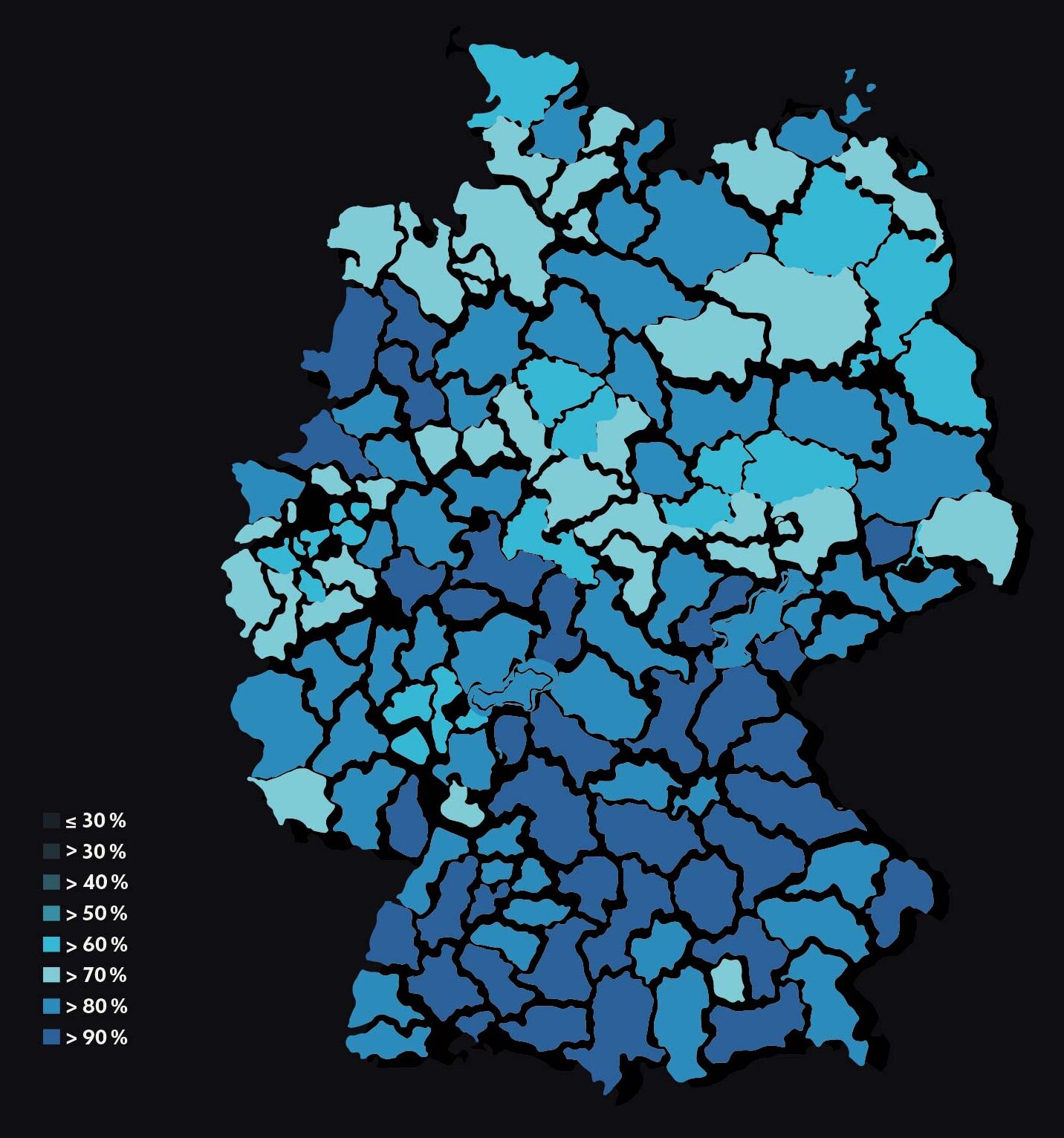 Regionaler Fachkräfteengpass nach Arbeitsagenturbezirk